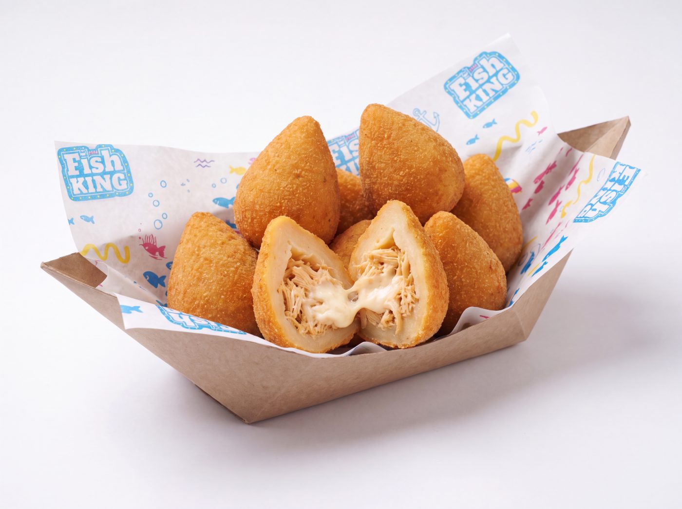 Coxinha de Frango com Cream Cheese